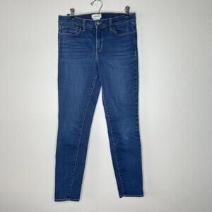 L'Agence Size 28 Dark Wash Brigitte Skinny Mid Rise Bay